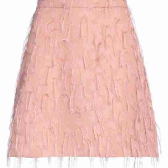 Miniskirt with Fur