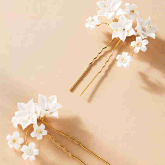 Flowers Hair Pin Set of 2 - Benedicte