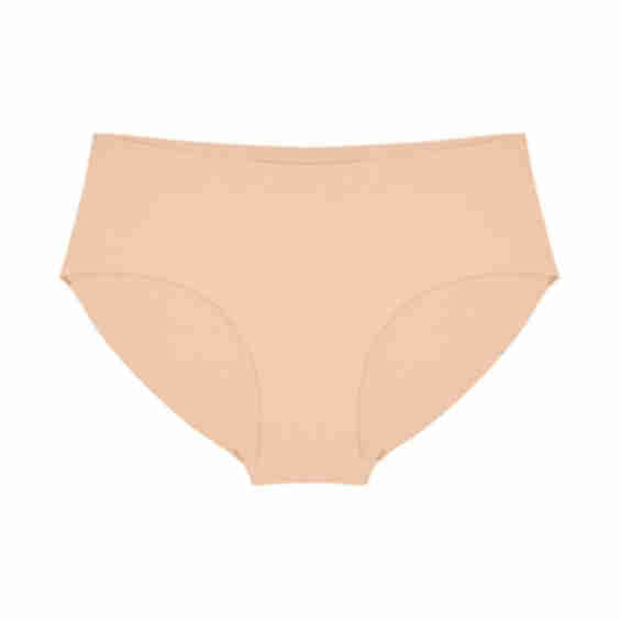 Organic Cotton No Show Panty Mid Rise Bikini