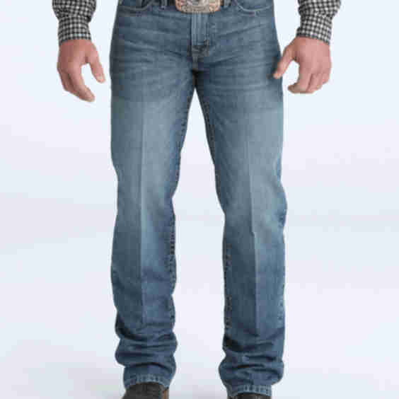 Grant Washed Relaxed Fit Bootcut Jeans