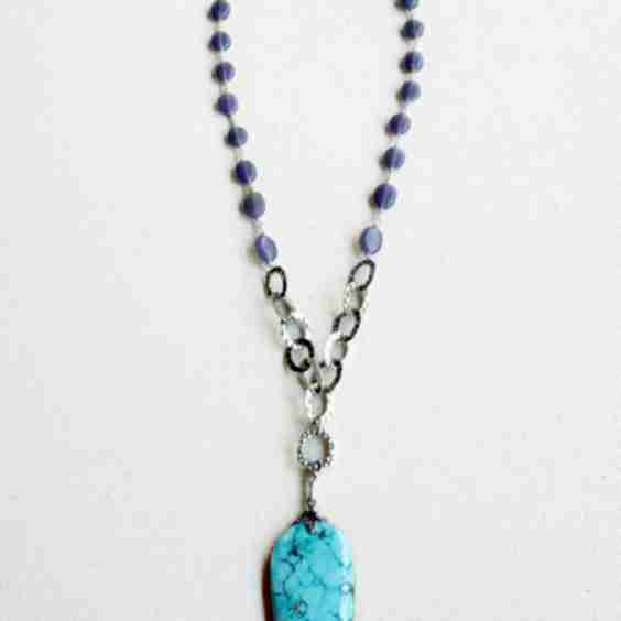 One of a Kind Vintage Arizona Onyx Necklace
