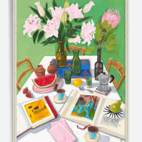 Friday Morning on Spring Green Wall Art