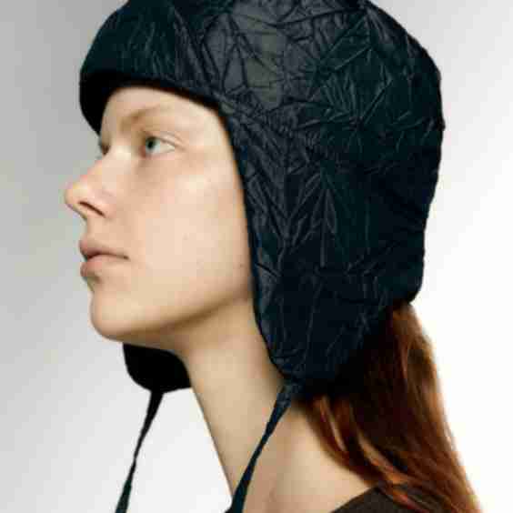 Kuki Padded Anthracite Rain Hat