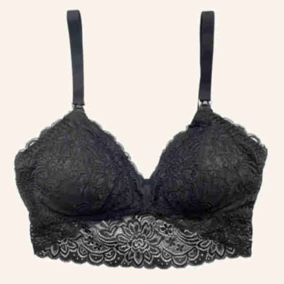 Floral Lace Organic Cotton Nursing Bralette