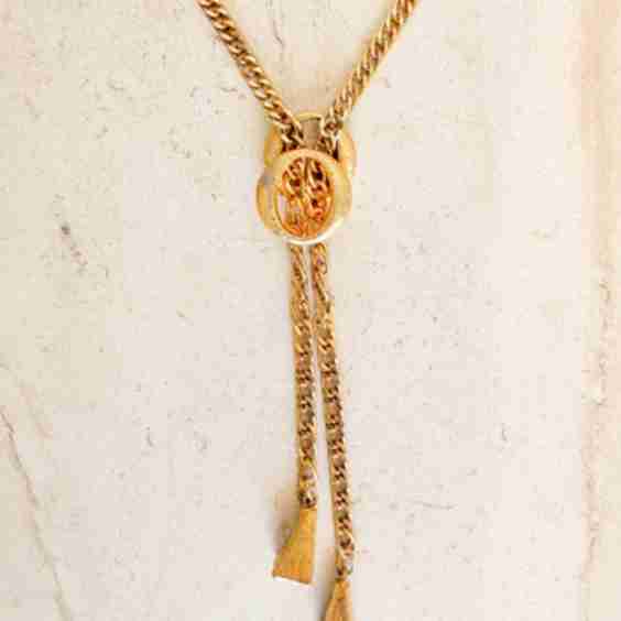 Vintage Lariat Necklace