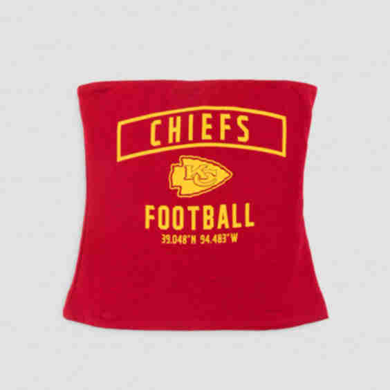Rework Kansas City Chiefs Football Tube Top