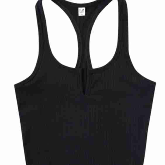 Split Racerback Tencel Rib Tank Top