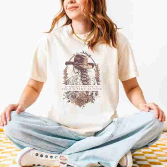 Cowgirl Perhaps You Were Born for Such a Time as This Tee