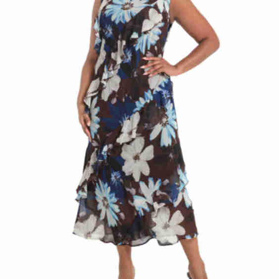 Aveline Floral Ruffle Dress