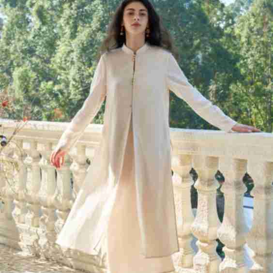 Famecoco Front-Slit Maxi Dress