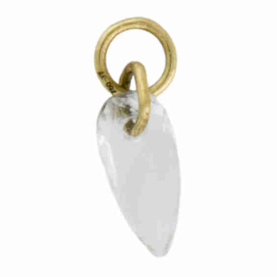 18K Topaz Earring Enhancer Charm (Pre-Owned)