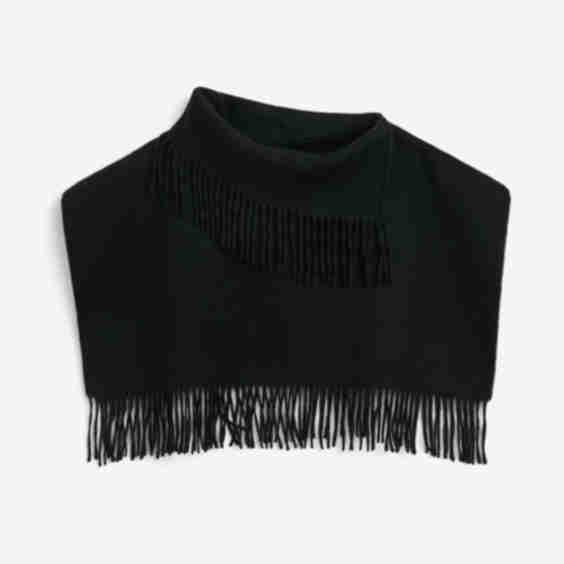 Turtla Wool Fringe Bib