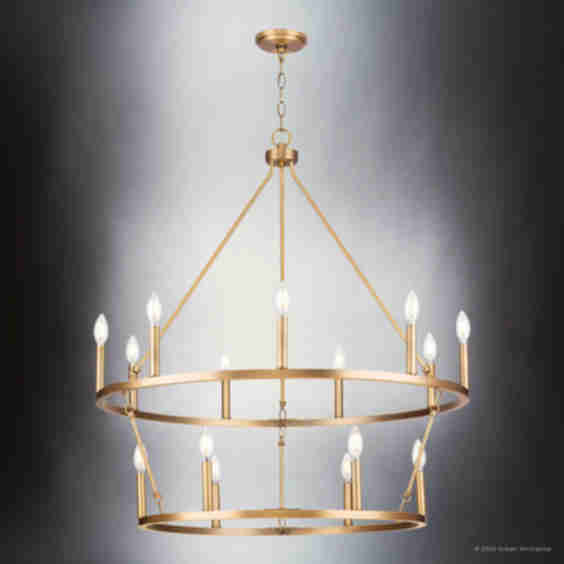 UHP4607 Modern Farmhouse Indoor Chandelier