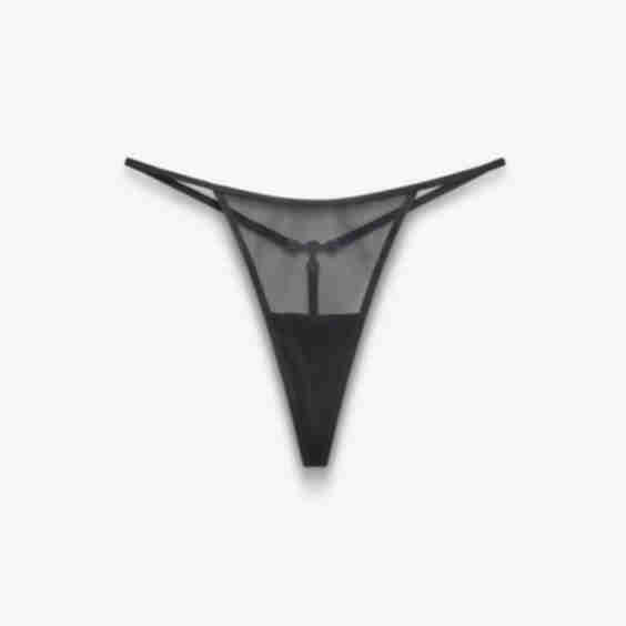 Fine Mesh Hardware String Thong