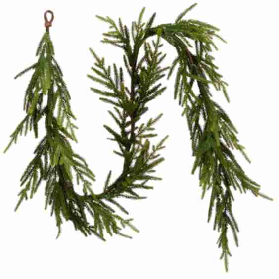 Canvas Pine Unlit Garland