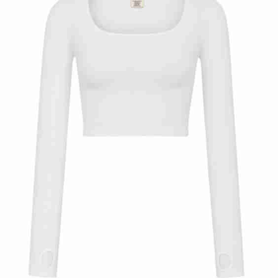 Lymphatic Long Sleeve Crop Top