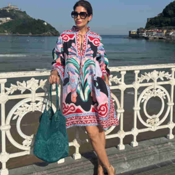 The Josephine Print Dress