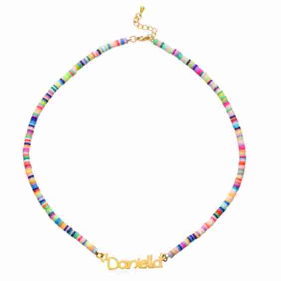 Rainbow Magic Girl's Name Necklace