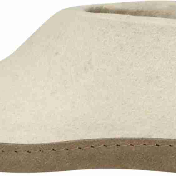 Shoe with Leather Sole 