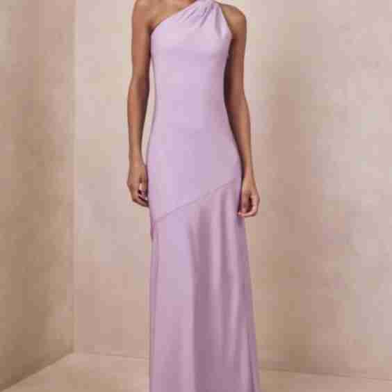 Cara Matte Satin High Neck Maxi Dress