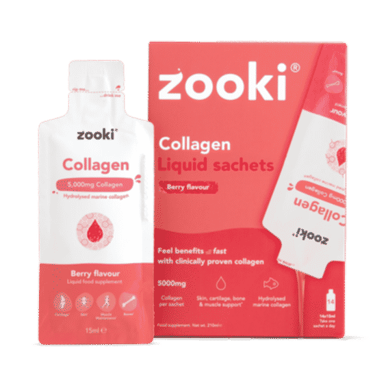 Marine Collagen 5000 Mg Berry Flavour - 14x15ml Liquid Sachets