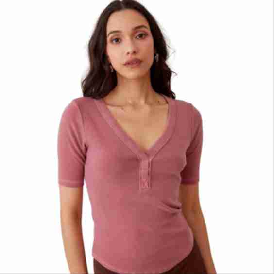 Washed Carter Top