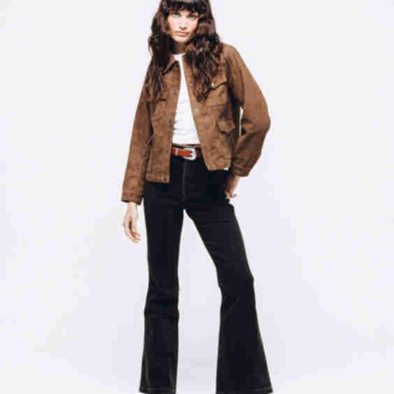 Jolene Faux Suede Barn Jacket