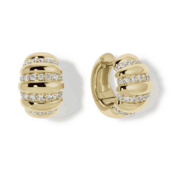 Ripple Hoops Earring