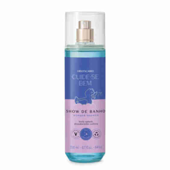 Cuide Se Bem Show De Banho Colonia Feminina Body Splash 200 Ml