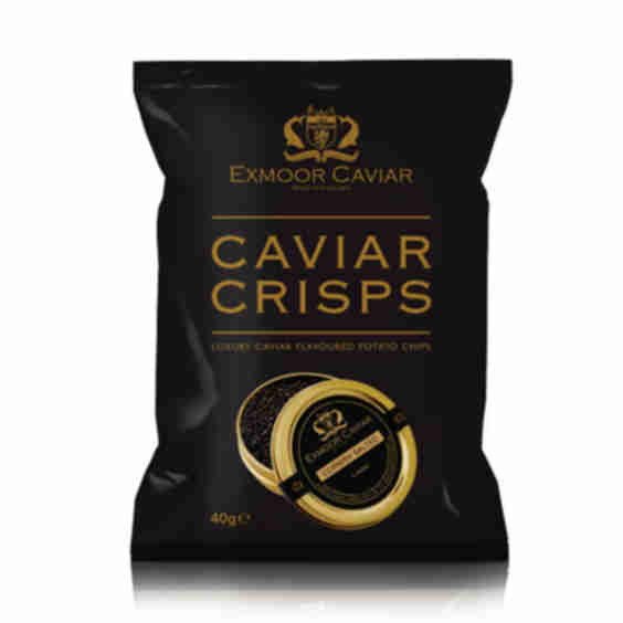 Luxury Caviar Crisps
