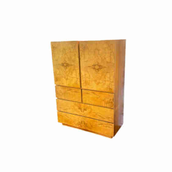 Burl Wood Armoire