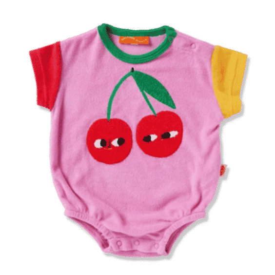 Cherry Terry Bodysuit
