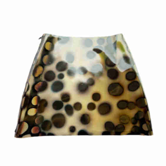 Lenticular Cowrie Dot Mini Skirt