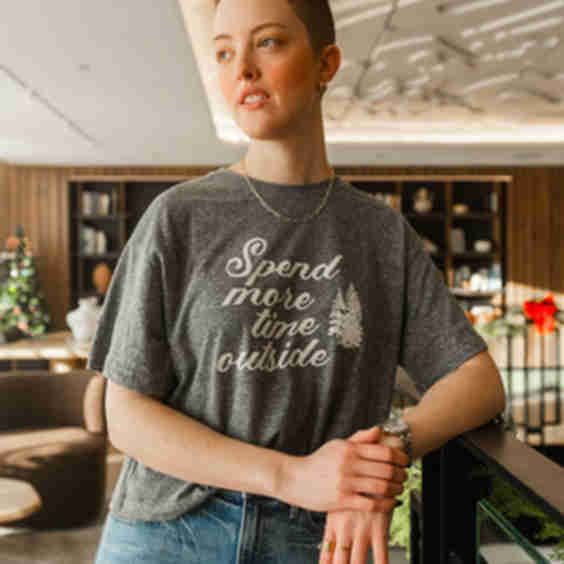 Boyfriend Fit Outside Tee