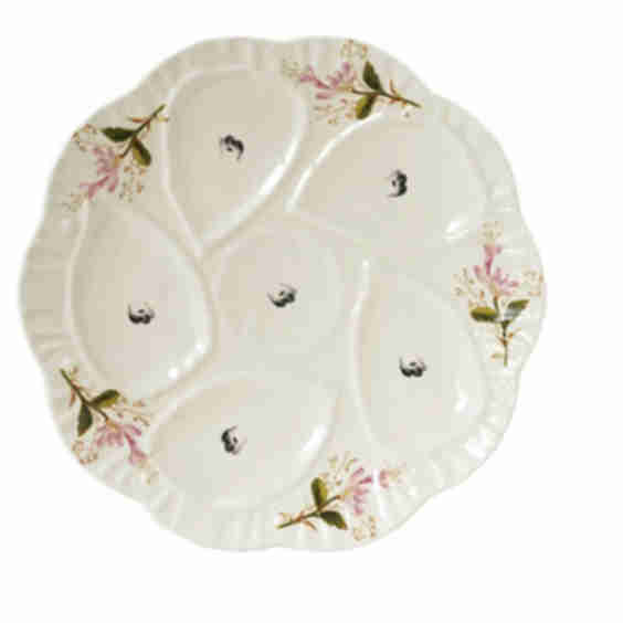 Stoneware Oyster Plate