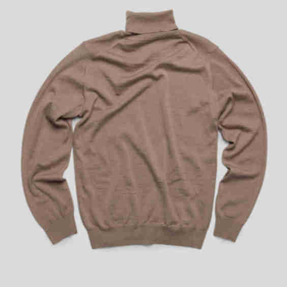 Merino Wool Turtleneck Sweater