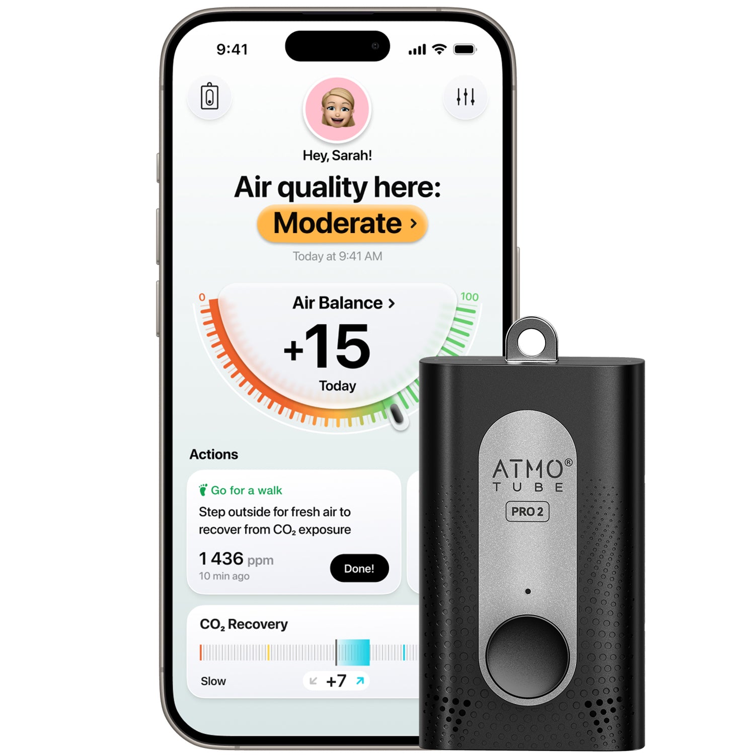 Atmotube Pro 2 Portable Air Quality Tracker