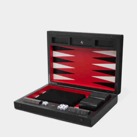Backgammon Board In Wood And Carbon Fibre
