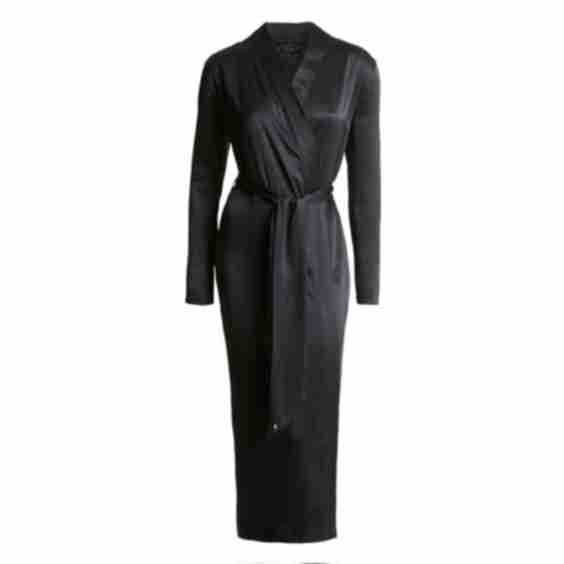 Julie Sandwashed Silk Robe