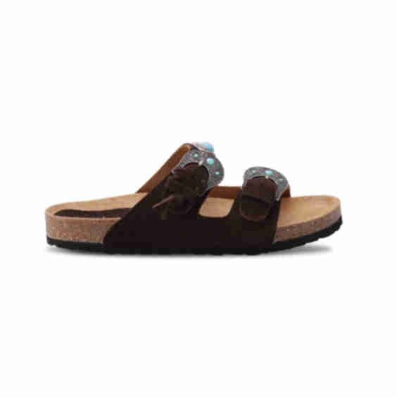Buckle Stone Suede Testa