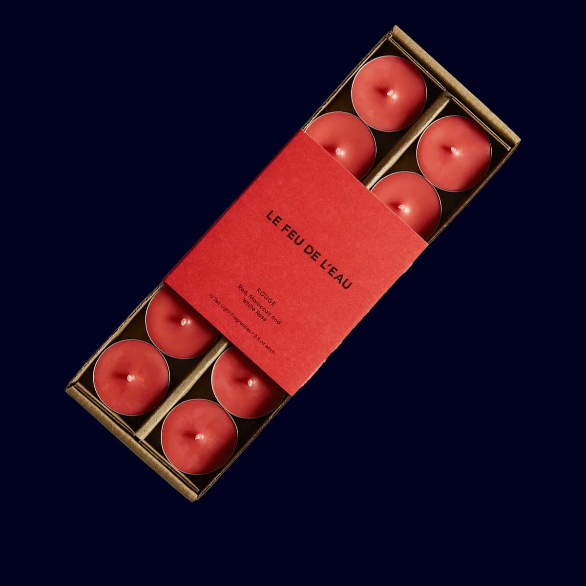 Scented Tea Lights - Rouge Candle