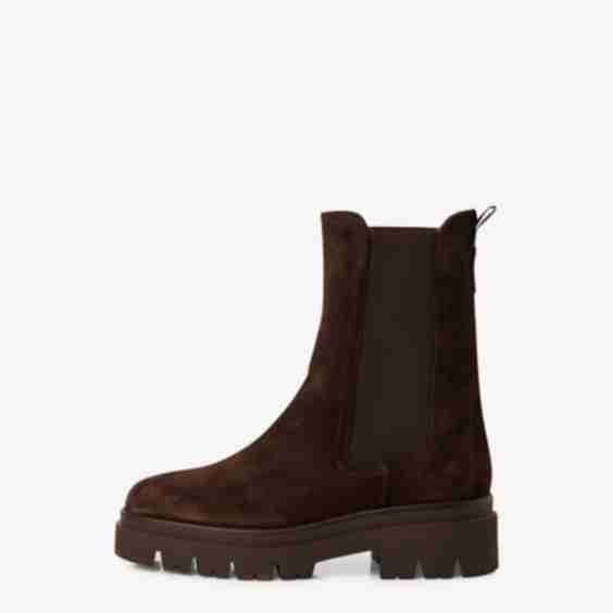 Leder Chelsea Boot Braun
