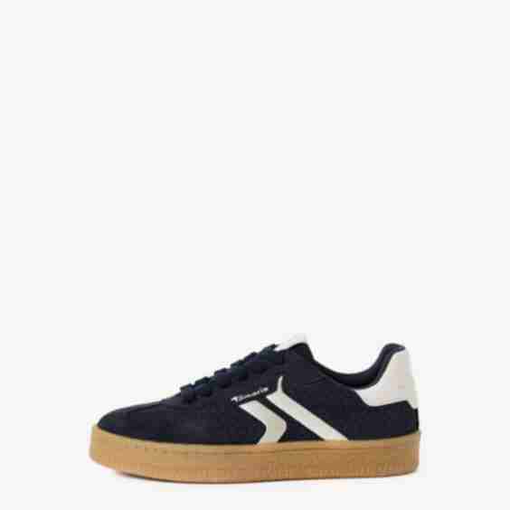 Ledersneaker -Blau
