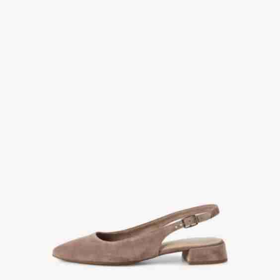 Leather Sling Pumps