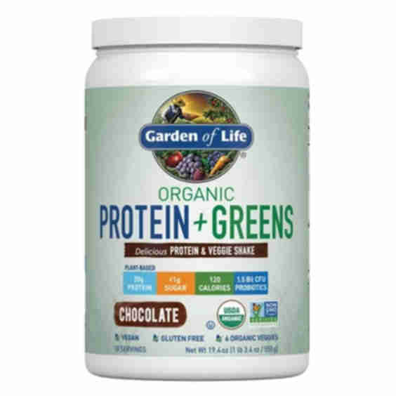 Organic Protein + Greens Vanilla 17.4oz (494g) Powder