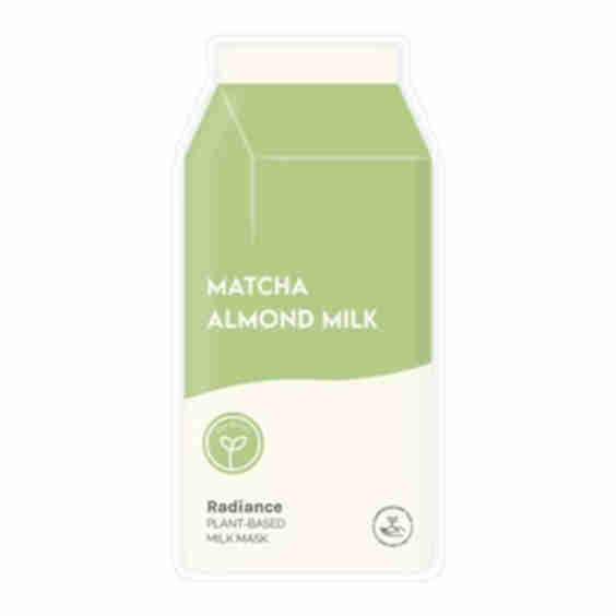 Matcha Almond Milk Radiance Plant Based Milk Mask