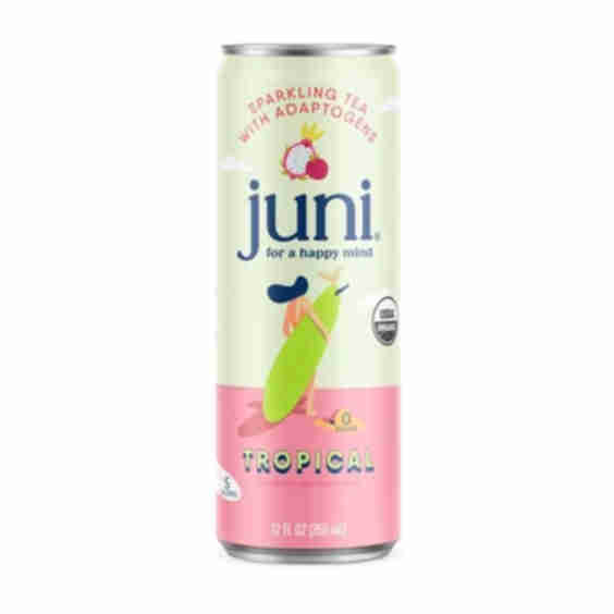 Tropical Sparkling Tea Beverage 12 Fl Oz Can