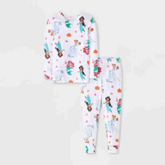 2pc Long Sleeve Halloween Viscose Snug Fit Pajama Set