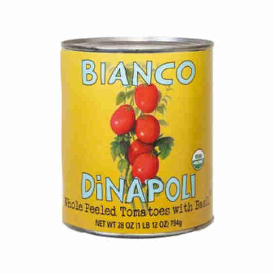  Organic Whole Peeled Tomatoes with Basil