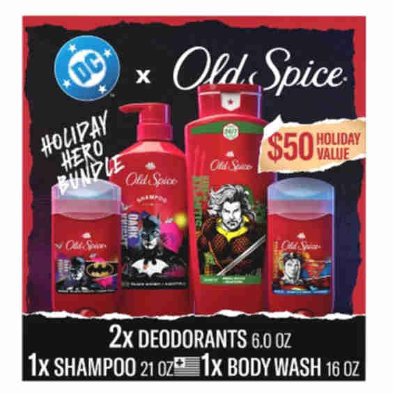 Deodorant Body Wash Shampoo Holiday Dc Batman Gift Set 4 Pc 15 9 Oz
